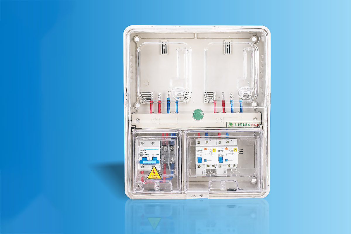 CHS-K201E  单相二表位电能计量箱 51-1