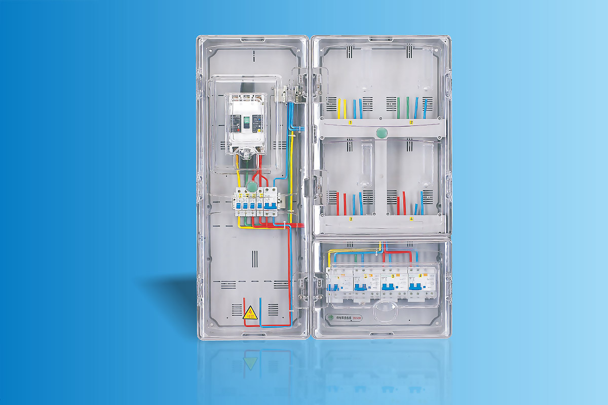 CHS-K401D  单相四表位电能计量箱 55-1