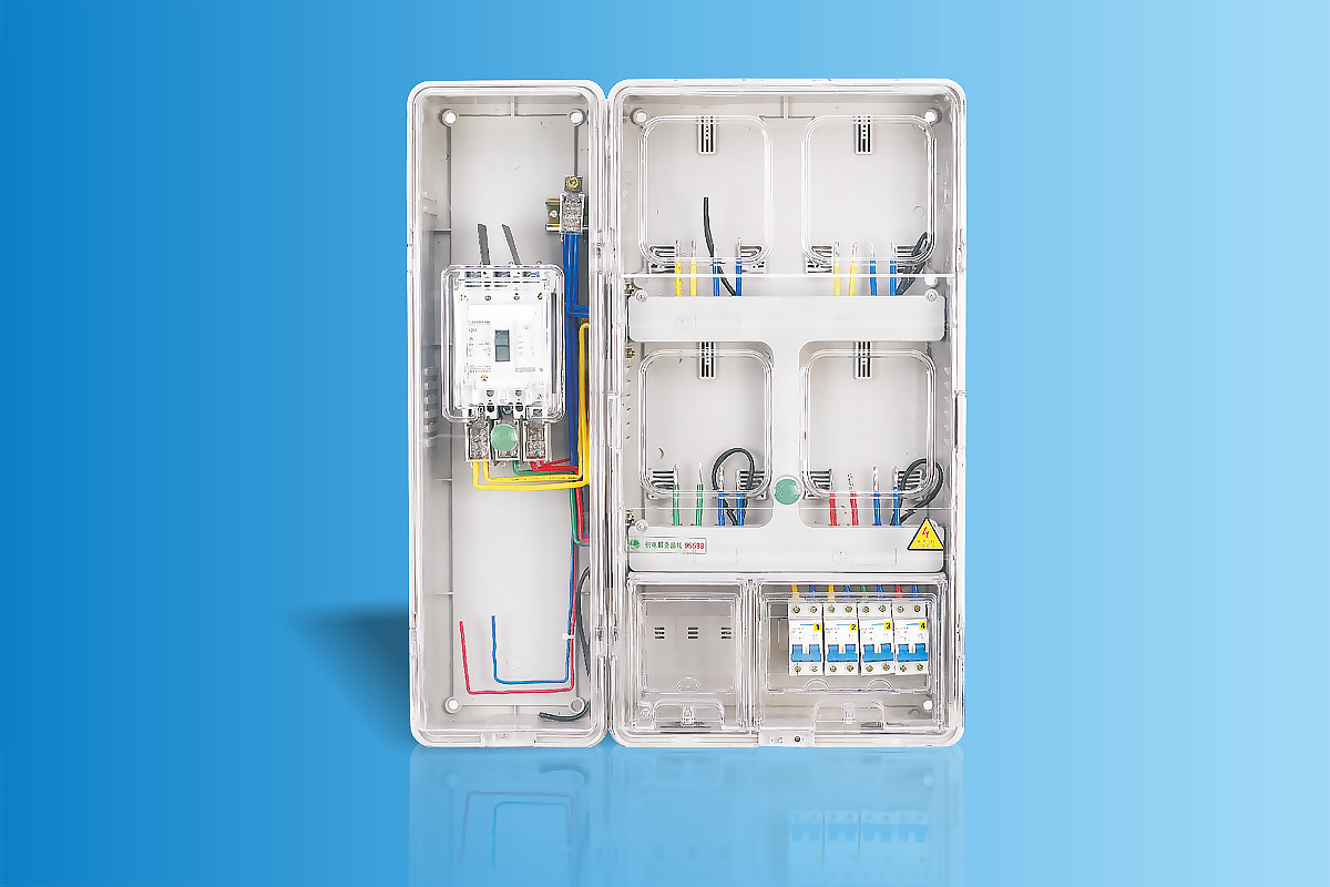 CHS-K401C+Z  单相四表位电能计量箱 54-1