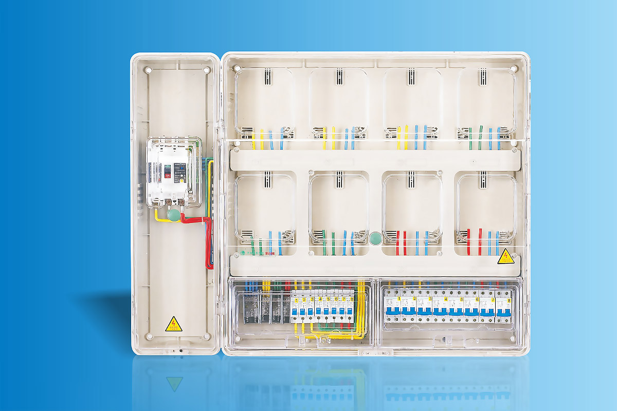 CHS-K801E+C  单相八表位电能计量箱 69-1
