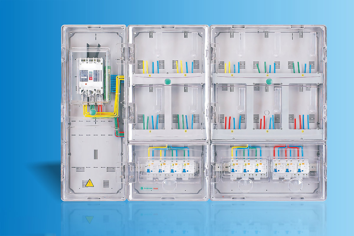 CHS-K1001D  单相十表位电能计量箱 77-1