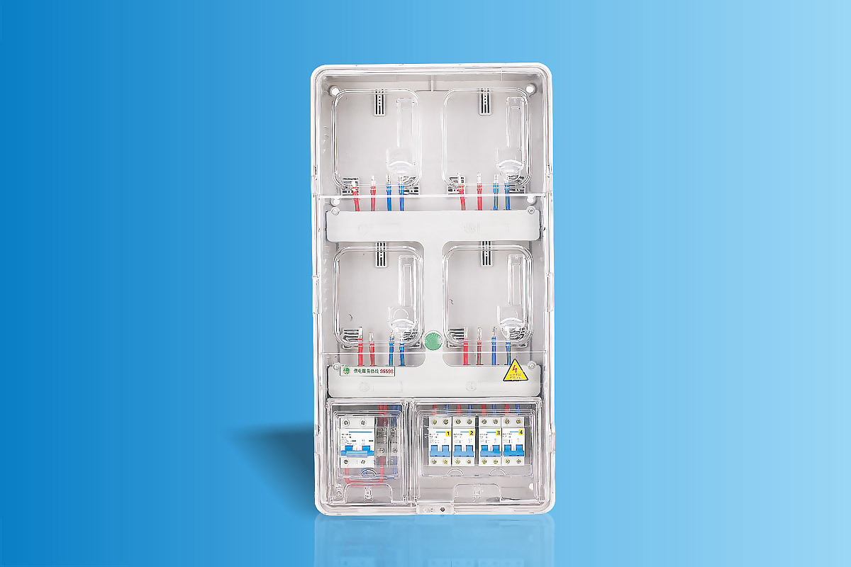 CHS-K401C  单相四表位电能计量箱 53-1