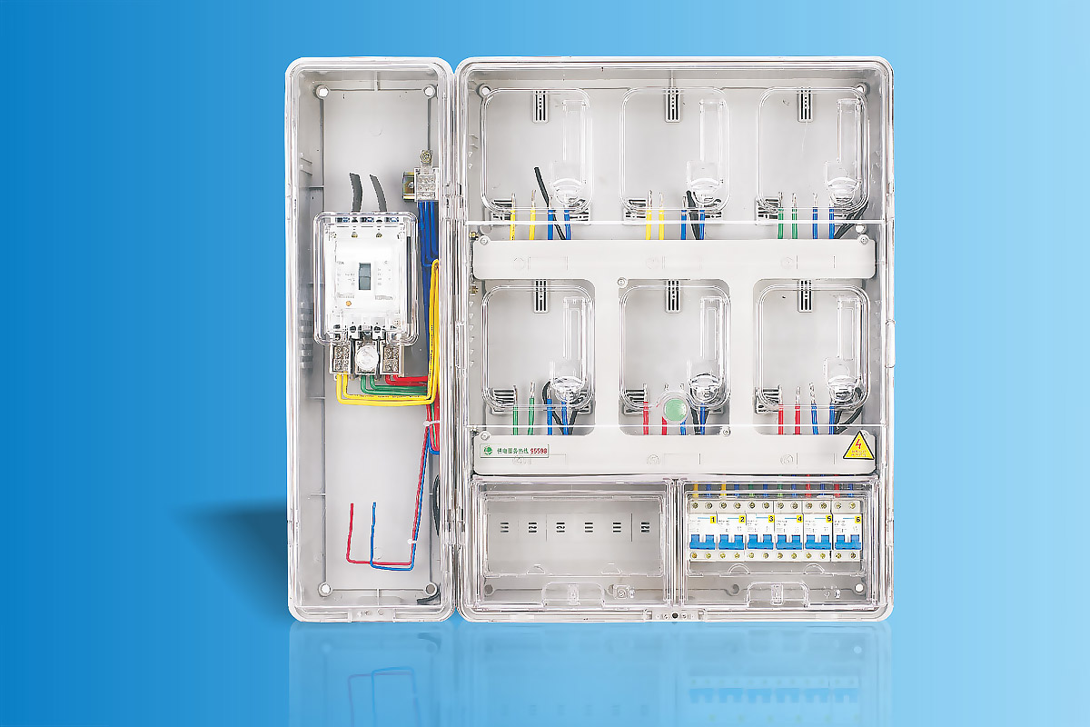 CHS-K601C+Z  单相六表位电能计量箱 61-1