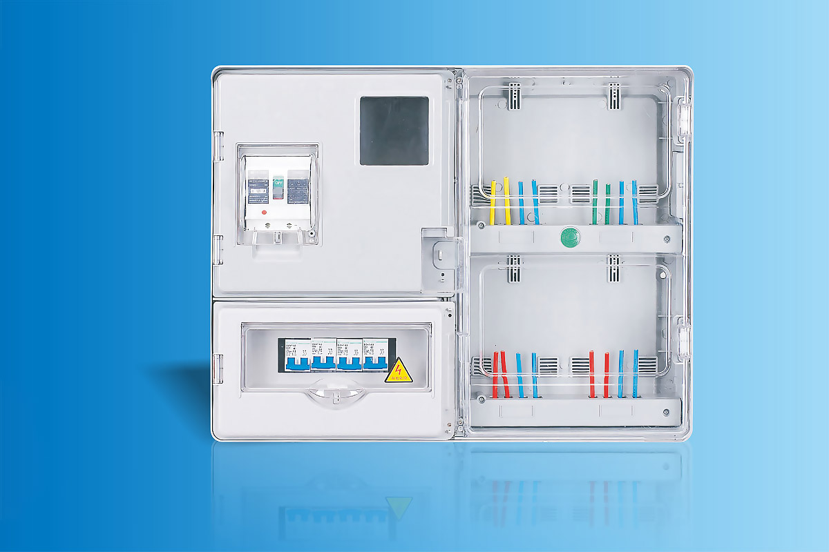 CHS-S401E  单相四表位电能计量箱 56-1