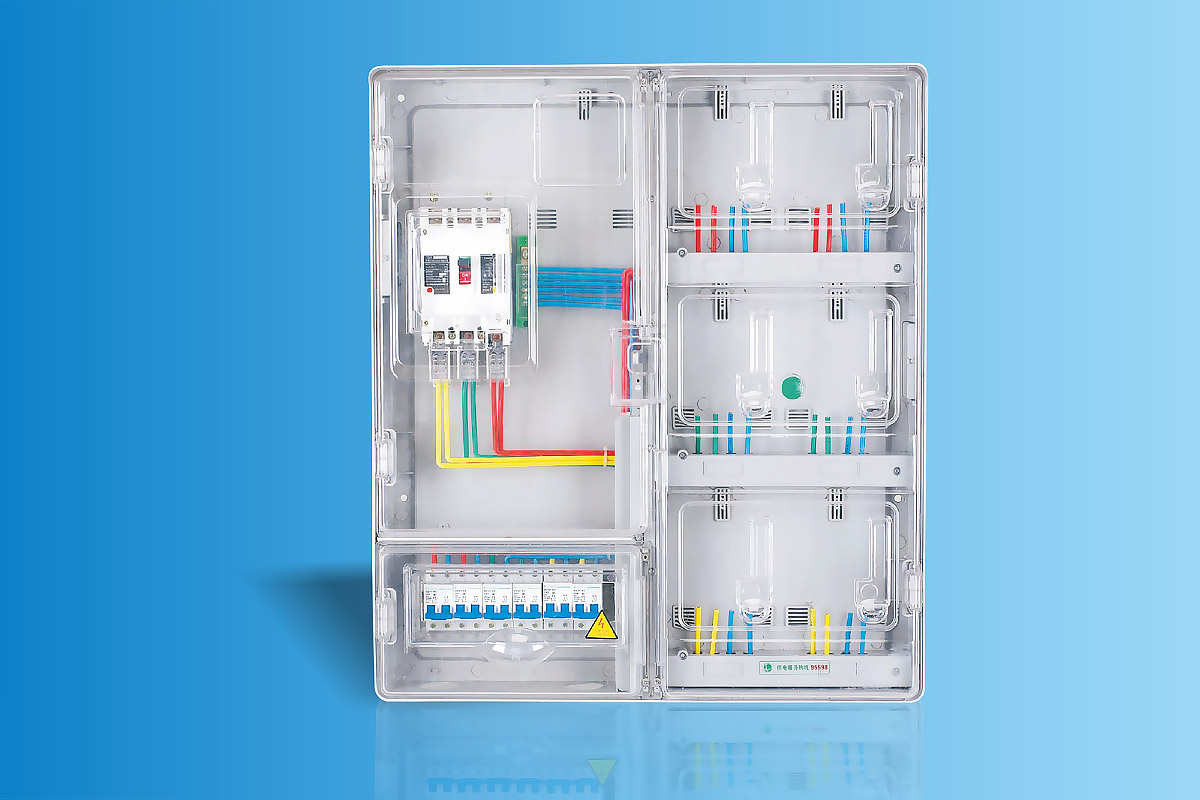 CHS-K601CEM  单相六表位电能计量箱 66-1