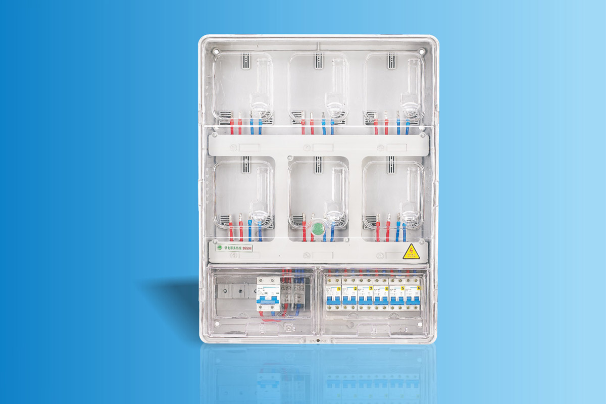 CHS-K601E  单相六表位电能计量箱 60-1