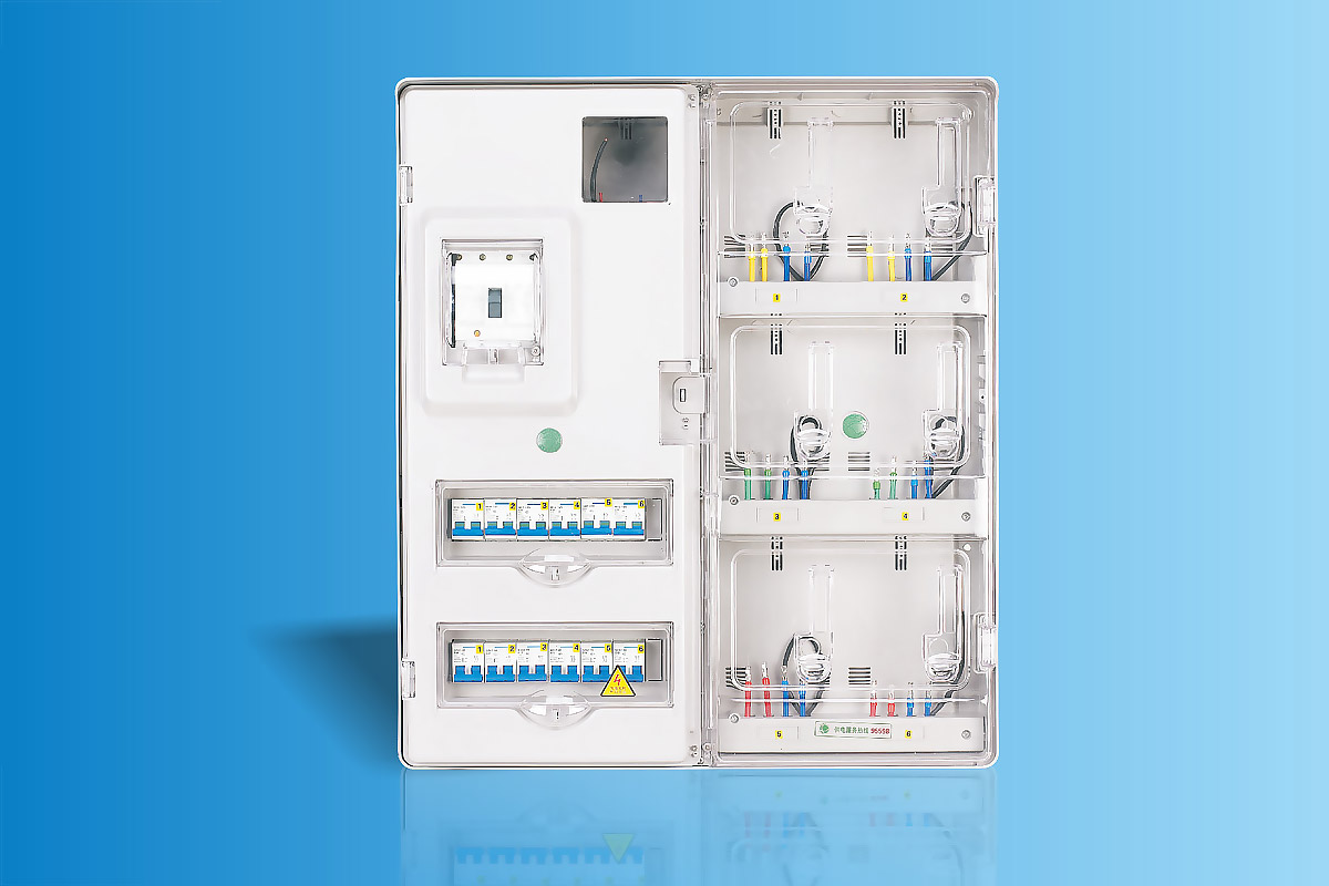 CHS-K601LE  单相六表位电能计量箱 67-1